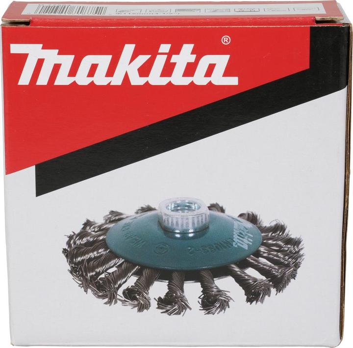 Actual product image GCS MAKITA SZCZOTKA STOŻKOWA M14 115mm/0.5mm INOX