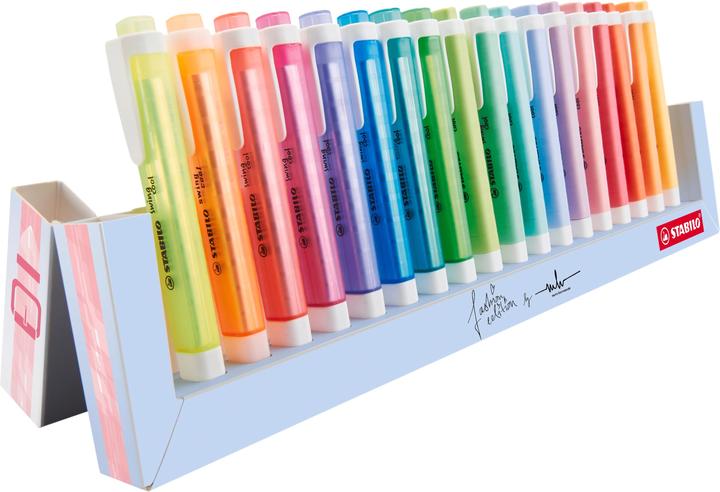 Actual product image STABILO swing cool highlighter (Sorted, 1 mm, 18 x)